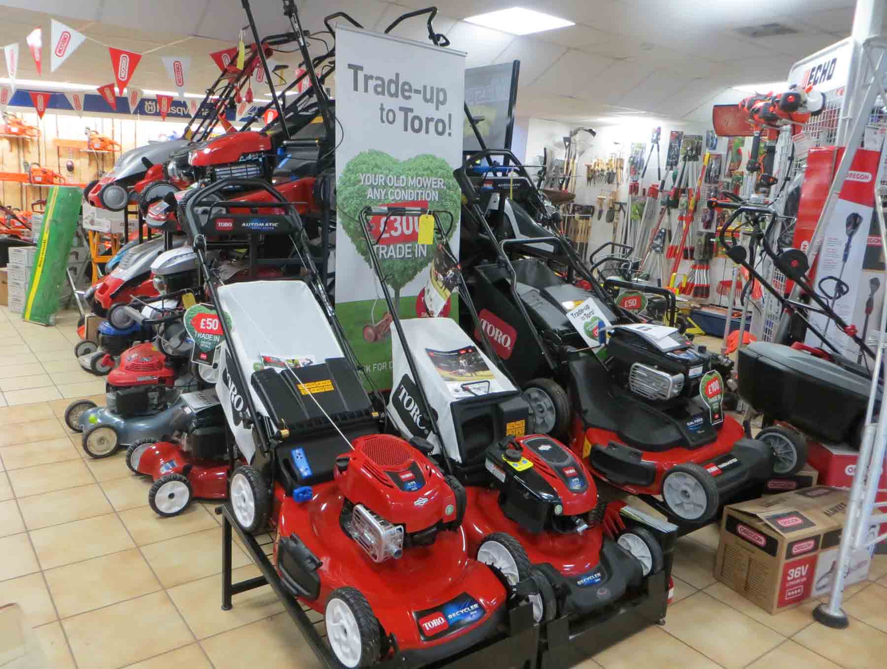 Garden Machinery Calne Lawn Mowers Chainsaws Trimmers Strimmers